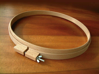 Quilting ring 40 cm wood