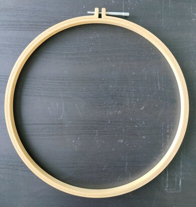 Borduur ring 30 cm kunststof 