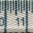 Baumwollband mit Zentimeterdruck schwarz