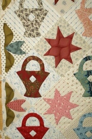 Pattern Quilt Stars and Baskets