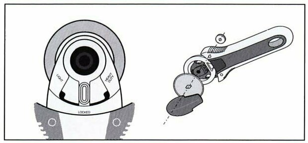 610473 Prym Omnigrid 45 mm rotary cutter white/blue love