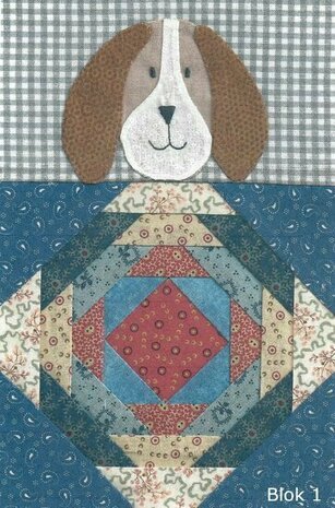 Patroonboek Scrappy Dogs Quilt