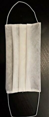 Wit koord elastiek 1.5 mm voor Mondkapjes