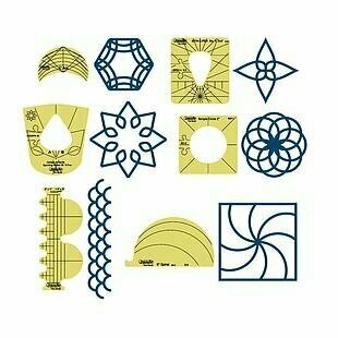 6 pc Sampler Template Set - Low Shank (WDT5)