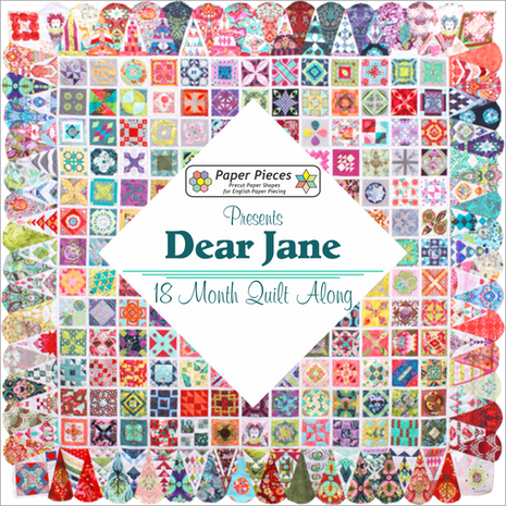 Dear Jane, Acrylic Triangle Ruler, with 3/8" Seam Allowance