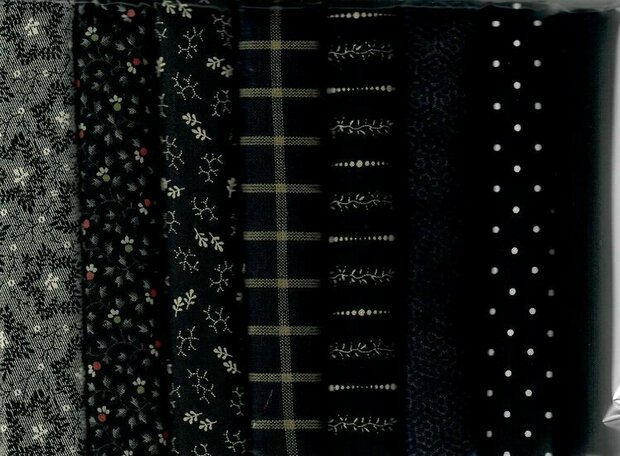Quiltpakket F Love & Hope Sampler beige /zwart