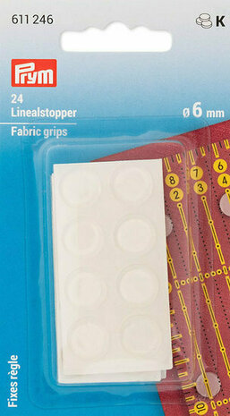 611246 Liniaalstops Prym siliconen transparant 