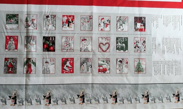 Joyful Tidings Advent Calendar Panel 