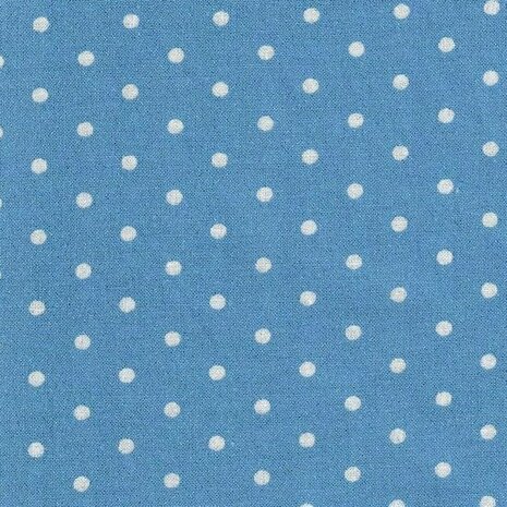 2987-13 Bunny Hill light blue dot