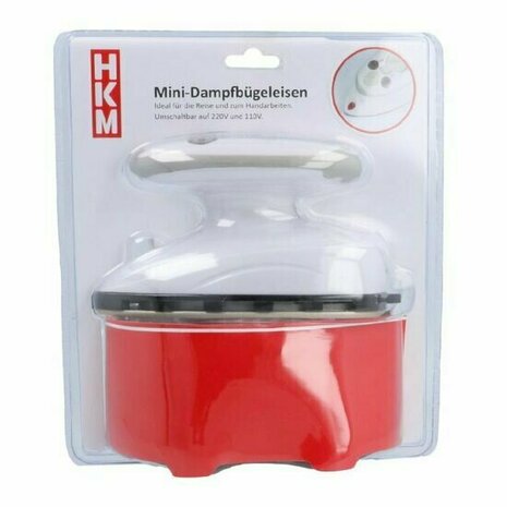 Mini steam iron from HKM