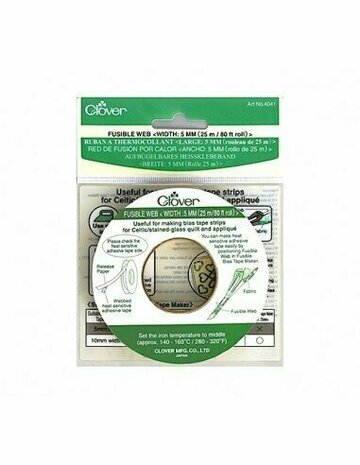 4011 Clover Fusible Bias Tape 5mm