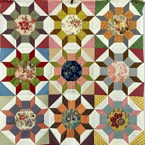 Kasteel Quilt / Castle Wall Quilt Patroon