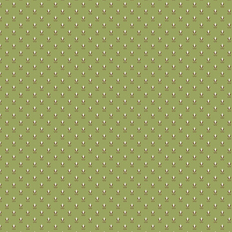 740-G French Mill Foulard green