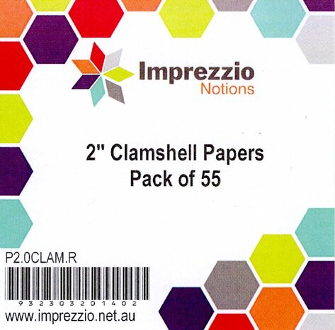 P2.0CLAM.R  2 inch Clamshell Papers
