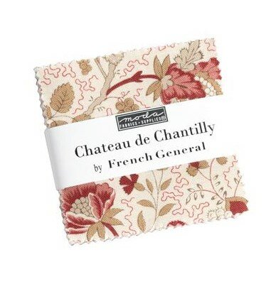 Poppenquiltje pakket compleet Chateau de Chantilly 