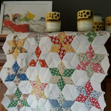 Quilt patchworksterren jaren 30