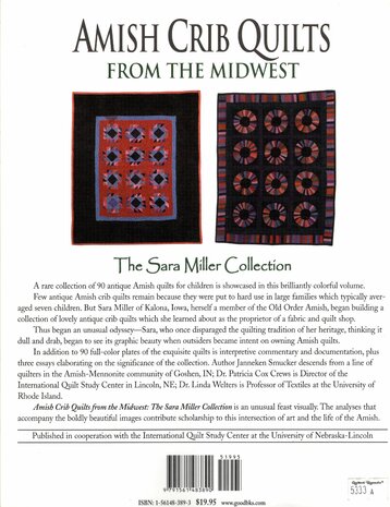 Amish Crib Quilts from the Midwest