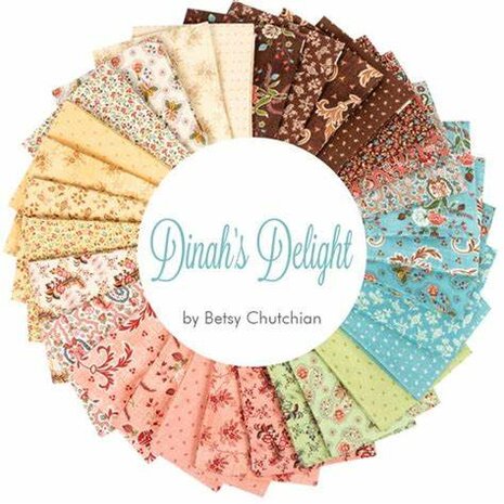 Poppenquiltje pakket compleet  Dinah's Delight 