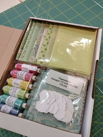 Gesamtpaket A Quilter Flower Garden Quilt