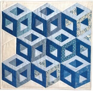 Quilt Illusie Kubussen 