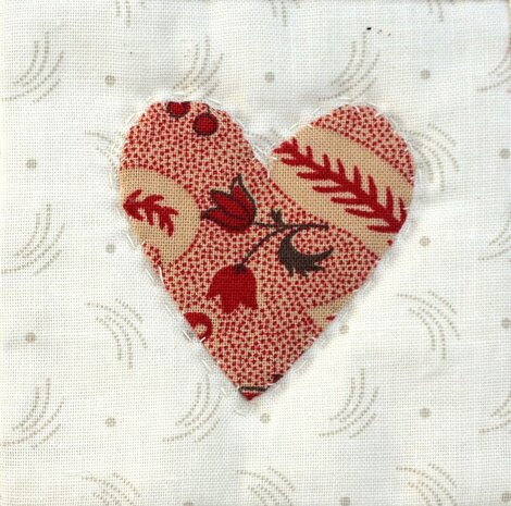 Little Hearts Scrap Quilt pattern