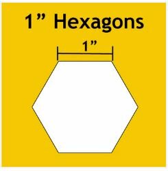 HEX100 Hexagon 1 inch papieren mallen 