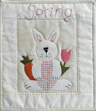 Spring Panel  Mini Quilt
