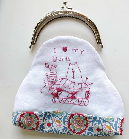 Beugel Etui I Love My Quilts