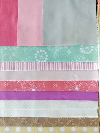 Advantage Box fabrics only Kimberbell Two Scoops