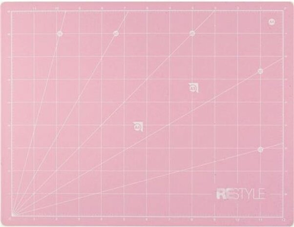 ReStyle Snijmat A2 zelfhelend 45x60cmx1.6mm dubbelzijdig cm / inch roze