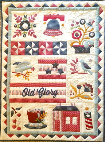 Quiltpakket Old Glory panel quilt