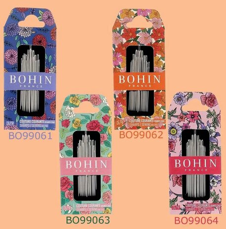 BO99062 Bohin Blossom Naainaalden Sharps assortiment nr. 3-9 Oranje 