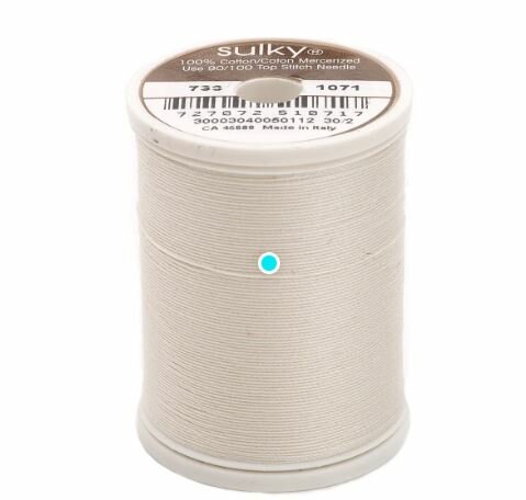 Sulky Cotton 30 Hand Quilt garen creme 1071  450m