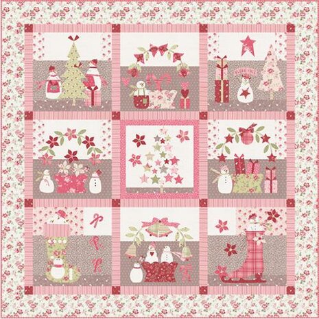 3060MC Mini Charmpack A Very Sweet Christmas Bunny Hill
