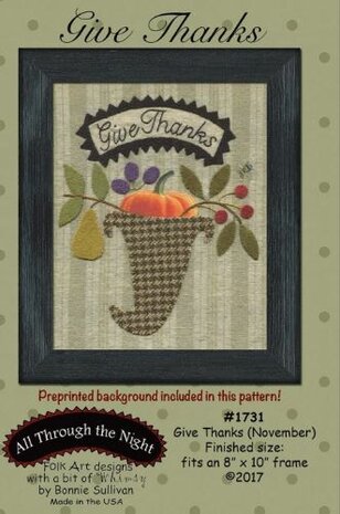 Mini Quilt Give Thanks