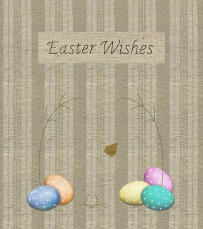 Mini Quilt Easter Wishes