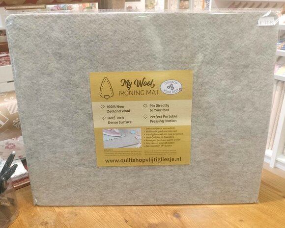  B&uuml;gelmatte aus Wolle rechteckig