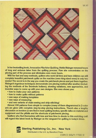 Machine Patchwork Piecing 