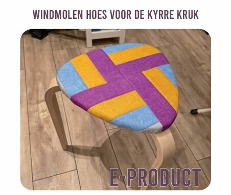 Windmolen hoes kruk Kyrre E-patroon