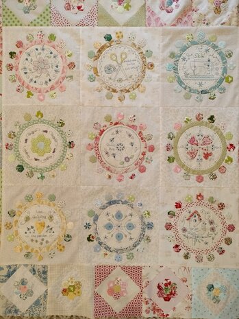 Compleet Patroon Quilters Flower Garden