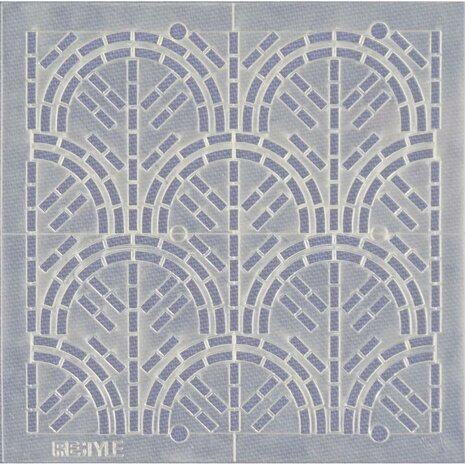 Sashiko Sjabloon Seigaiha Waves