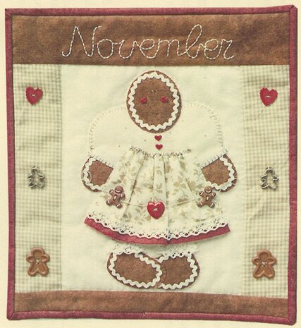 Quiltpakket Sara's Trip Around the Year November