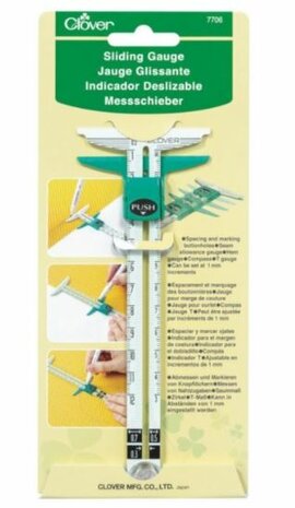 7706 Clover Sliding Gauge Schuifmaat 