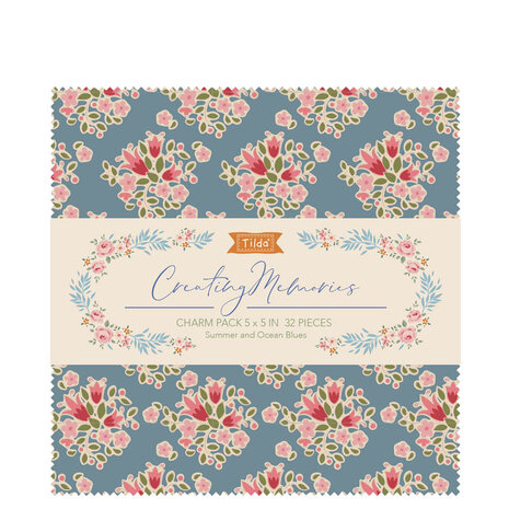 300211 Tilda Creating Memories Charmpack Summer Colours