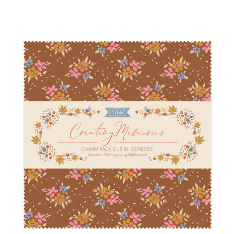 300212 Tilda Creating Memories Charmpack Autumn Colours