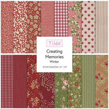 300213 Tilda Creating Memories Charmpack Winter Colours