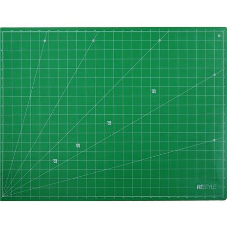 ReStyle Snijmat A2 zelfhelend 45x60cm dubbelzijdig cm / inch grijs