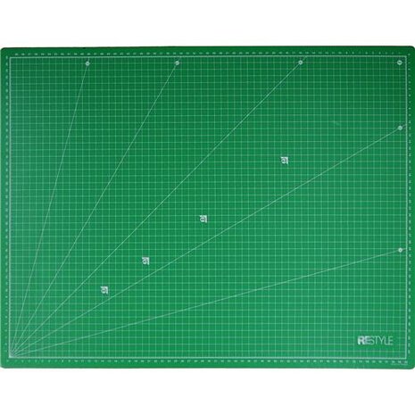 ReStyle Snijmat A2 zelfhelend 45x60cm dubbelzijdig cm / inch grijs