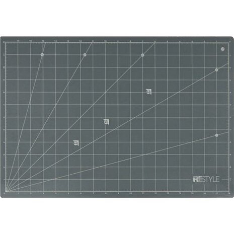 Snijmat A3 Restyle Zelfhelend Grijs