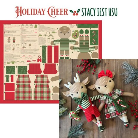20979-11 Holiday Cheer Reindeer puppets and clothes